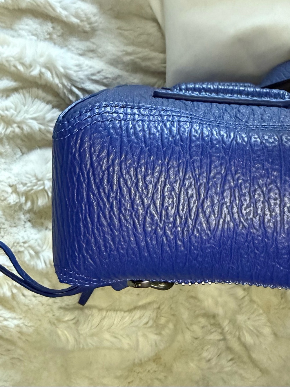 3.1 Phillip Lim Electric Blue Leather Satchel - Picture 8 of 9